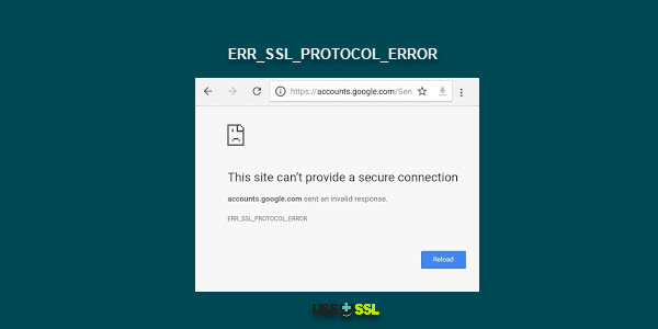 ERR_SSL_PROTOCOL_ERROR