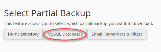 Database Backup