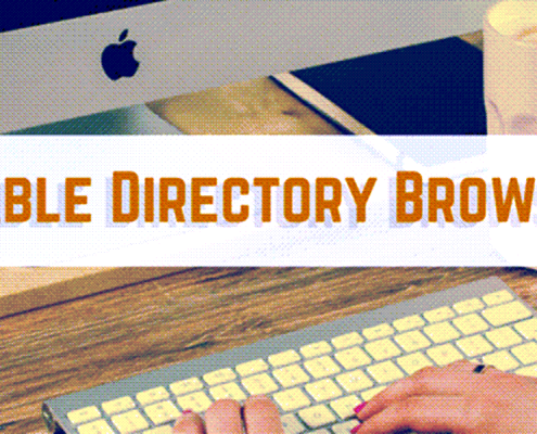 غیرفعال کردن Directory Browsing